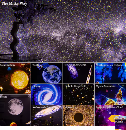 Proyector de Galaxia LED — Convierte tu habitación en un cielo estrellado