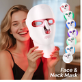 Mascarilla LED Facial 7 Colores — Fototerapia Antiarrugas y Anti-Manchas en Casa